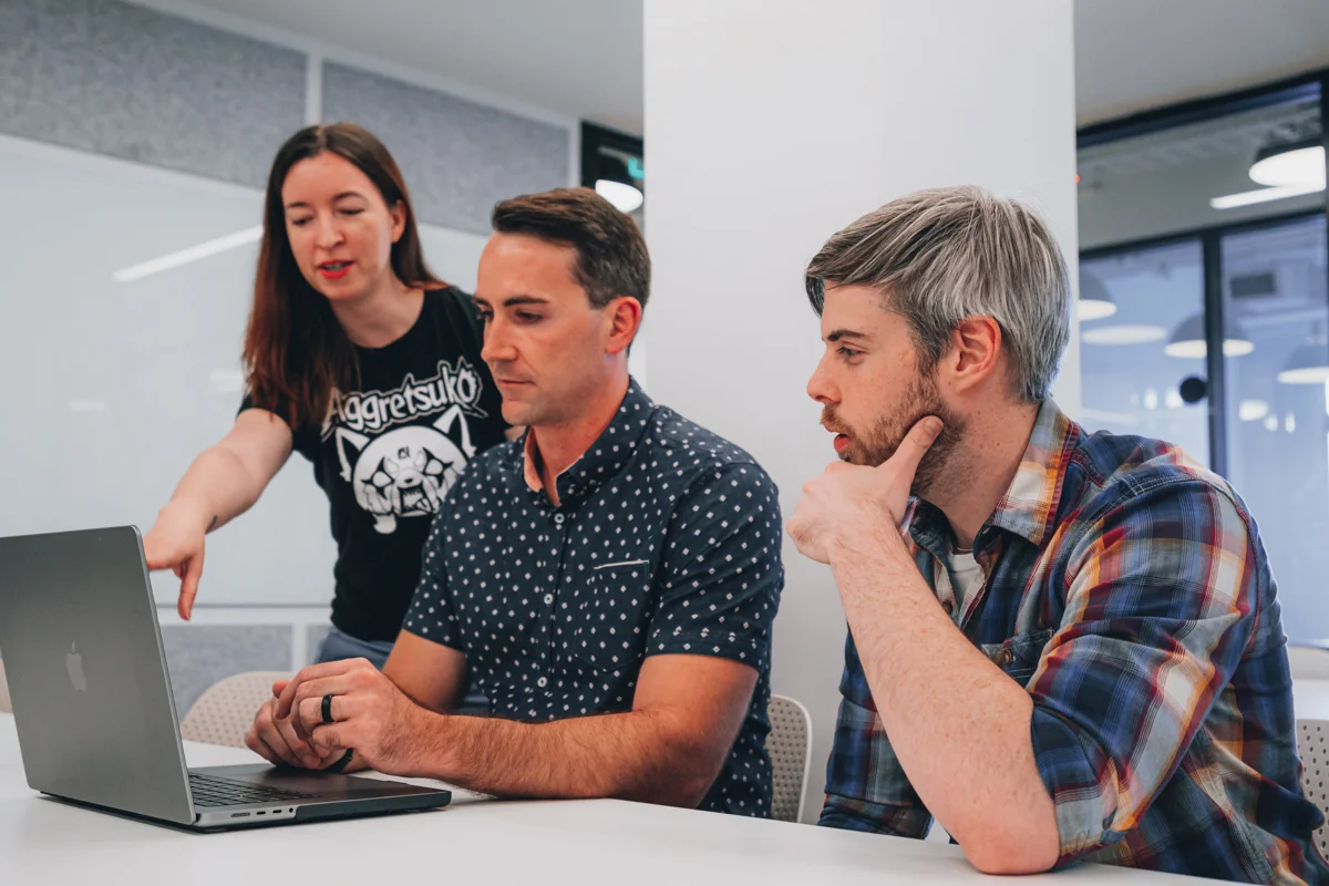 BridgePhase engineers during code review